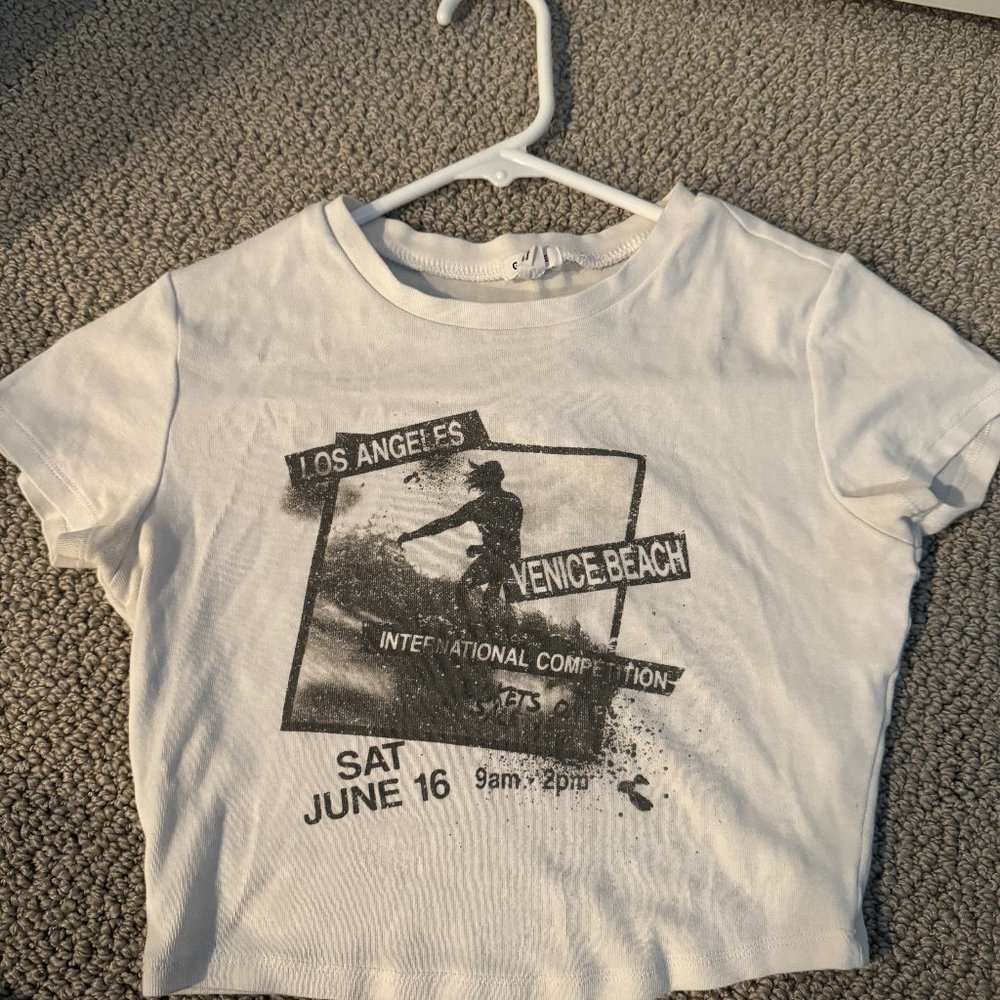 Garage Women's White Crop-top